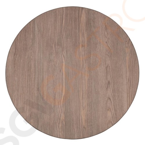 Bolero runde Tischplatte Vintage Holz 60cm 60(Ø)cm | Optik: Vintage Holz | vorgebohrt