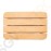 Bolero Holztablett für Hygieneartikel Maße: 2(H) x 10,5(B) x 18(L)cm