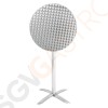 Bolero runder klappbarer Stehtisch Edelstahl 60cm 105 x 60(Ø)cm | Edelstahl und Aluminium Bolero runder klappbarer Stehtisch Edelstahl 60cm 105 x 60(Ø)cm | Edelstahl und Aluminium