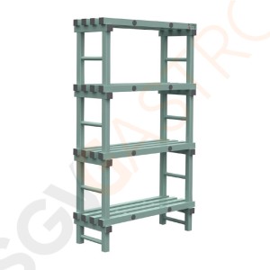 Jackstack by Rea Vorratsregal 40x100cm 4 Böden. Größe: 175(H) x 100(B) x 40(T)cm.