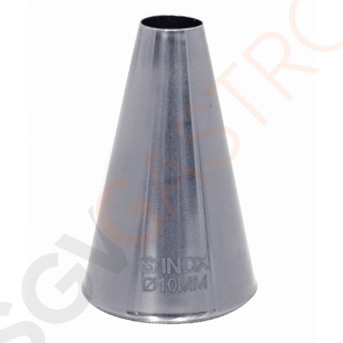 Schneider Spritztülle glatter Rand 10mm Größe: 10mm | Edelstahl