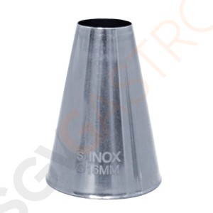 Schneider Spritztülle glatter Rand 16mm Größe: 16mm | Edelstahl Schneider Spritztülle glatter Rand 16mm Größe: 16mm | Edelstahl