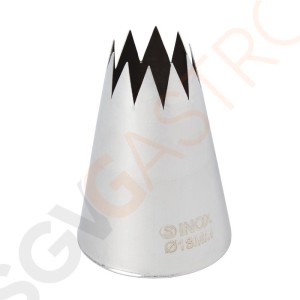 Schneider Spritztülle gezackter Rand 18mm Größe: 18mm | Edelstahl Schneider Spritztülle gezackter Rand 18mm Größe: 18mm | Edelstahl