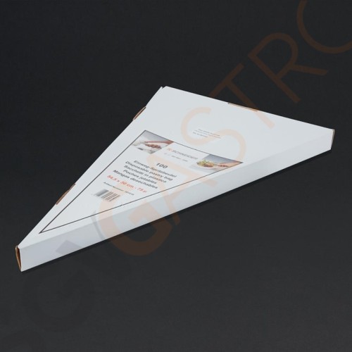 Schneider Einwegspritzbeutel weiß 54,5cm 100 Stück | 54,5 x 30(Ø)cm | Polyethylen | weiß