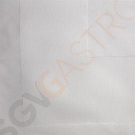 Mitre Luxury Satin Band Tischdecke weiß 114cm 114 x 114cm | Baumwolle 210g/m² | weiß