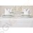 Mitre Luxury Satin Band Tischdecke weiß 229cm 229 x 229cm | Baumwolle 210g/m² | weiß