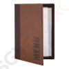 Securit Menümappe hellbraun A5 H722 | A5 Securit Menümappe hellbraun A5 H722 | A5