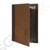 Securit Menümappe hellbraun A5 H722 | A5 Securit Menümappe hellbraun A5 H722 | A5