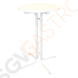 Monaco runder Stehtisch Metall weiß 70cm 70(Ø)cm | Metall | weiß Monaco runder Stehtisch Metall weiß 70cm 70(Ø)cm | Metall | weiß