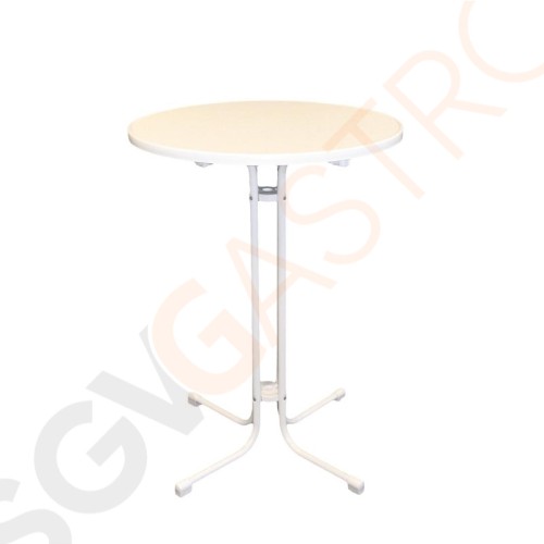 Monaco runder Stehtisch Metall weiß 80cm 80(Ø)cm | Metall | weiß