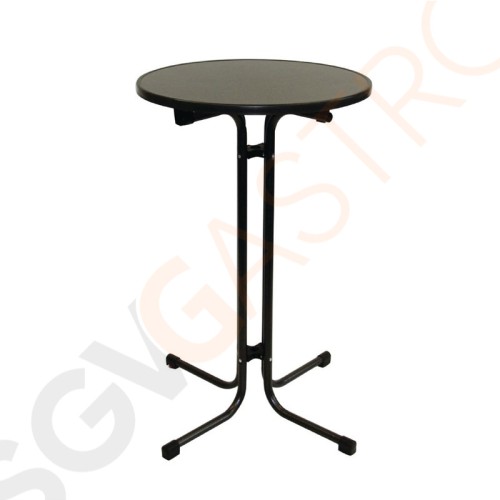 Monaco runder Stehtisch Metall grau 80cm 80(Ø)cm | Metall | grau