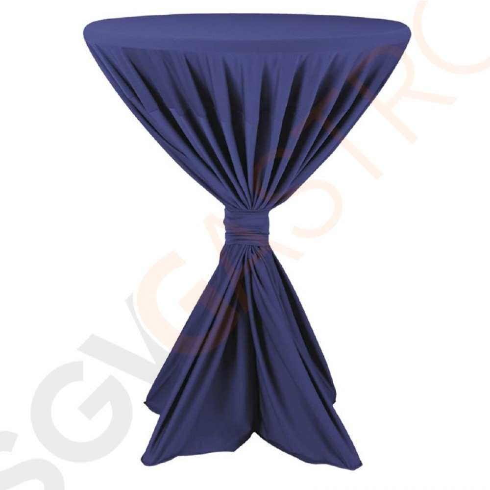 Tischhusse für Stehtische Fiësta dunkelblau 100cm 100(Ø)cm | 100% Polyester | dunkelblau