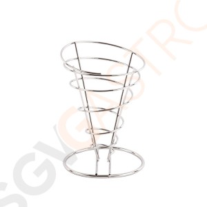 Olympia Pommestütenhalter Edelstahl 17,5 x 11,5(Ø)cm | Edelstahl