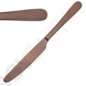 Olympia Cyprium Menümesser 12 Stück | 23,3(L)cm | Edelstahl mit Kupferbeschichtung Olympia Cyprium Menümesser 12 Stück | 23,3(L)cm | Edelstahl mit Kupferbeschichtung