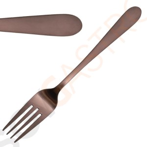 Olympia Cyprium Menügabeln 12 Stück | 19,9(L)cm | Edelstahl mit Kupferbeschichtung Olympia Cyprium Menügabeln 12 Stück | 19,9(L)cm | Edelstahl mit Kupferbeschichtung