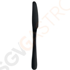 Olympia Etna schwarze Dessertmesser 12 Stück | 21,8(L)cm | Edelstahl mit schwarzer Beschichtung