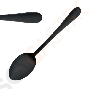 Olympia Etna schwarze Dessertlöffel 12 Stück | 18,2(L)cm | Edelstahl mit schwarzer Beschichtung Olympia Etna schwarze Dessertlöffel 12 Stück | 18,2(L)cm | Edelstahl mit schwarzer Beschichtung