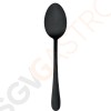 Olympia Etna schwarze Dessertlöffel 12 Stück | 18,2(L)cm | Edelstahl mit schwarzer Beschichtung