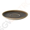 Olympia Kiln Untertassen Rauch 14cm Passend zu Cappuccinotassen HC390, GP330, GP346, GP362, GP478 | 6 Stück | 14(Ø)cm | Porzellan | Rauch