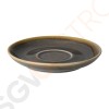 Olympia Kiln Untertassen Rauch 16cm Passend zu Cappuccinotassen HC392, GP332, GP348, GP364, GP480 | 6 Stück | 16(Ø)cm | Porzellan | Rauch