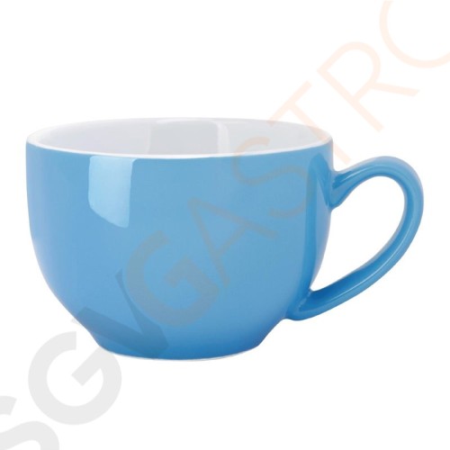 Olympia Cafe Cappuccinotassen blau 34cl Passend zu Untertassen GL047, GL048, GL049, HC407, GL464 | 12 Stück | Kapazität: 34cl | Steinzeug | blau Olympia Cafe Cappuccinotassen blau 34cl Passend zu Untertassen GL047, GL048, GL049, HC407, GL464 | 12 Stück | Kapazität: 34cl | Steinzeug | blau