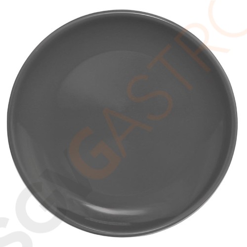 Olympia Cafe Coupeteller grau 25cm 6 Stück | 25(Ø)cm | Steinzeug | grau