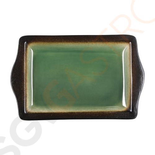 Olympia Nomi rechteckige Tapasschalen grün-schwarz 28,3 x 17,8cm 6 Stück | 28,3 x 17,8cm | Steinzeug | grün-schwarz Olympia Nomi rechteckige Tapasschalen grün-schwarz 28,3 x 17,8cm 6 Stück | 28,3 x 17,8cm | Steinzeug | grün-schwarz