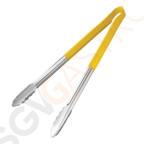 Vogue farbkodierte Servierzange gelb 40,5cm Material: Edelstahl | Länge: 40,5cm