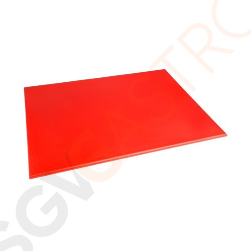Hygiplas großes Schneidebrett mit hoher Dichte rot J011 | Groß - 1,2(H) x 60(B) x 45(T)cm