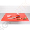 Hygiplas großes Schneidebrett mit hoher Dichte rot J011 | Groß - 1,2(H) x 60(B) x 45(T)cm