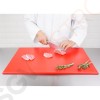 Hygiplas großes Schneidebrett mit hoher Dichte rot J011 | Groß - 1,2(H) x 60(B) x 45(T)cm