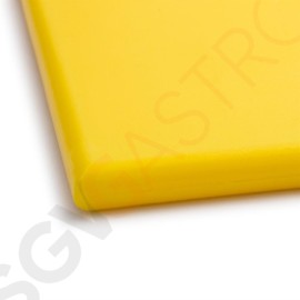 Hygiplas großes Schneidebrett mit hoher Dichte gelb J021 | Groß - 12(H) x 600(B) x 450(T)mm