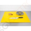 Hygiplas großes Schneidebrett mit hoher Dichte gelb J021 | Groß - 12(H) x 600(B) x 450(T)mm