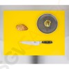 Hygiplas großes Schneidebrett mit hoher Dichte gelb J021 | Groß - 12(H) x 600(B) x 450(T)mm