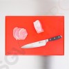 Hygiplas extra dickes Schneidebrett mit hoher Dichte rot Schneidebrett rot (Fleisch).