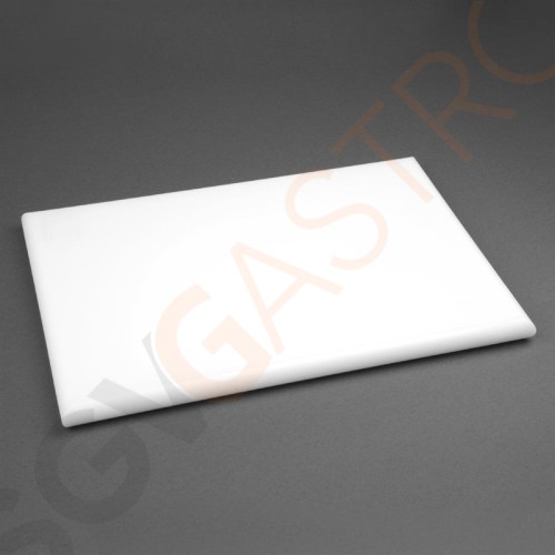 Hygiplas extra dickes Schneidebrett mit hoher Dichte weiß Schneidebrett weiß (Milchprodukte/ Brot).