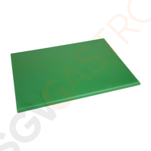 Hygiplas extra großes Schneidebrett mit hoher Dichte grün Schneidebrett grun (Obst, Gemüse).