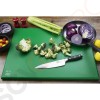 Hygiplas extra großes Schneidebrett mit hoher Dichte grün Schneidebrett grun (Obst, Gemüse).