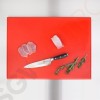 Hygiplas extra großes Schneidebrett mit hoher Dichte rot Schneidebrett rot (Fleisch).