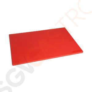 Hygiplas LDPE Schneidebrett rot 45x30x1,2cm J255 | Standard - 1,2(H) x 45(B) x 30(T)cm
