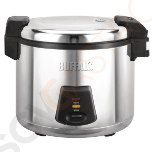 Buffalo Reiskocher 6L 1,95kW/230V | Kapazität: 13L gekochter Reis / 6L trockener Reis