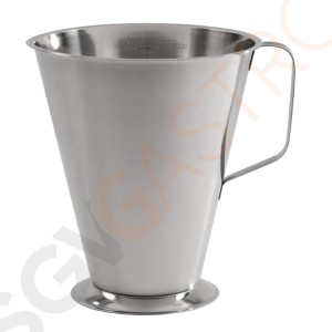 Edelstahl Messbecher 2,2L Kapazität: 2,2L. Geprägt. Edelstahl Messbecher 2,2L Kapazität: 2,2L. Geprägt.