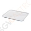 Servierschale ABS Kunststoff weiß 46 x 35 x 2,5cm 46 x 35 x 2,5 cm.