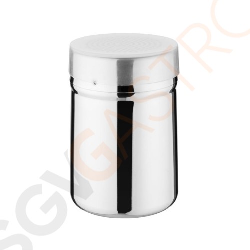 Vogue Puderzuckerstreuer fein 2mm Material: Edelstahl | Kapazität: 275ml | Fein | 2mm-Löcher