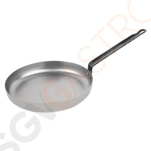 Vogue Bratpfanne Stahlblech 25cm 25(Ø)cm | Material: Unbeschichtetes Eisen | Induktionsgeeignet