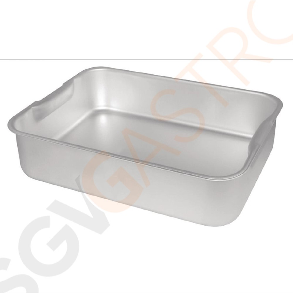 Vogue Tiefe Bratenpfanne Aluminium 52x42x10cm Bratenpfanne 52x42x10 cm.