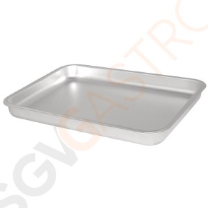 Vogue Backblech Aluminium 37x26,5x4cm Backblech, Maße: 37x26,5x4cm. Vogue Backblech Aluminium 37x26,5x4cm Backblech, Maße: 37x26,5x4cm.