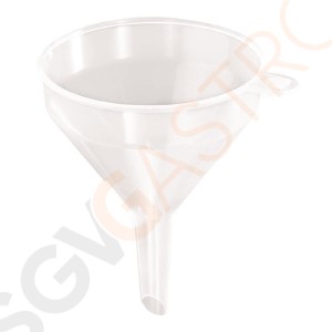 Trichter Kunststoff 9,5cm Trichter, Kunststoff, 9,5 cm.