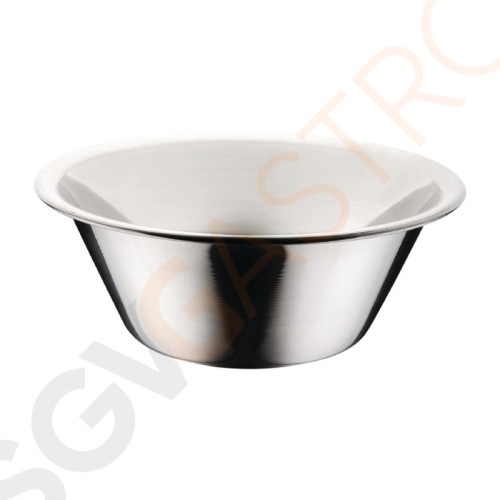 Vogue Teigschüssel konisch Edelstahl 2 Liter Teigschüssel 24 cm Ø, 2 Liter