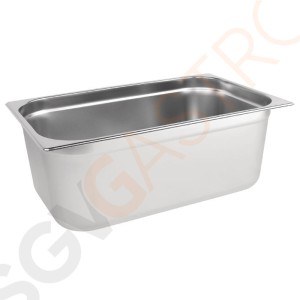 Vogue GN-Behälter Edelstahl 200mm GN1/1 GN1/1. Tiefe: 20cm. Kapazität: 28L.